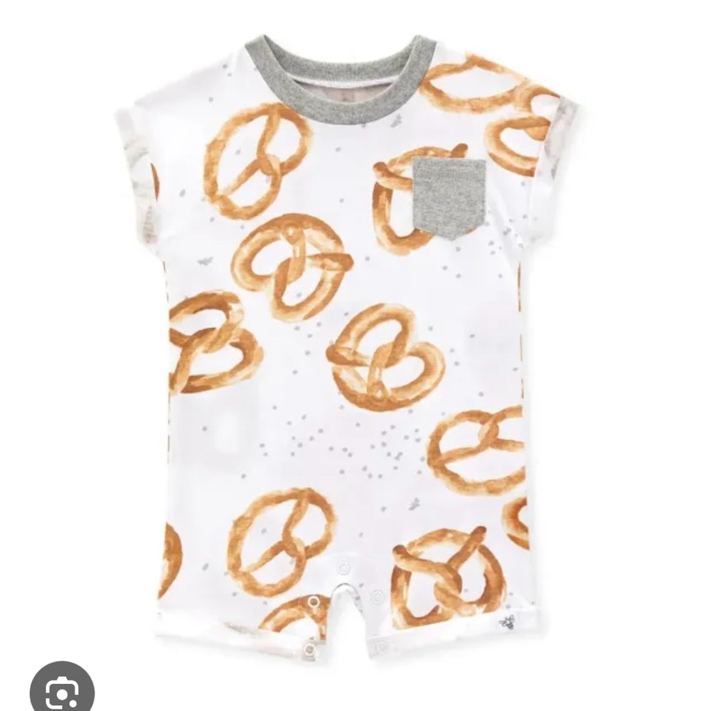 Burt’s Bees Baby Pretzel Romper Unisex